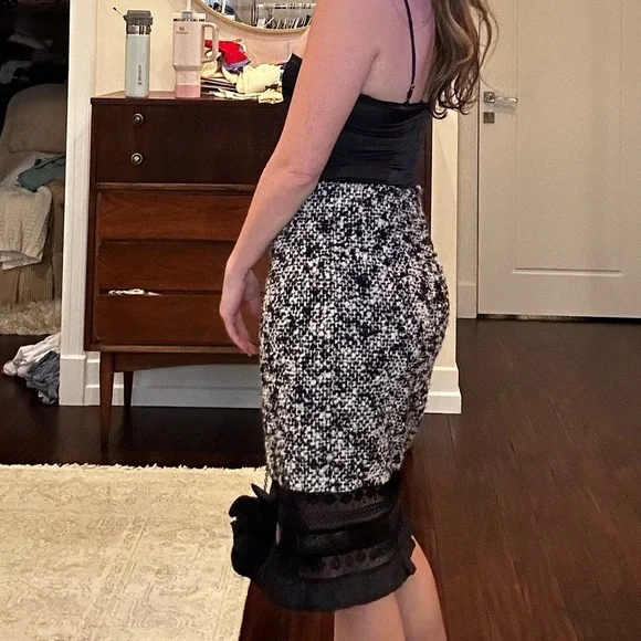 Richard Tyler Couture Wool Blend Vintage Skirt - Picture 6 of 10